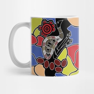 Aboriginal Art - Emu Dreaming 3 Mug